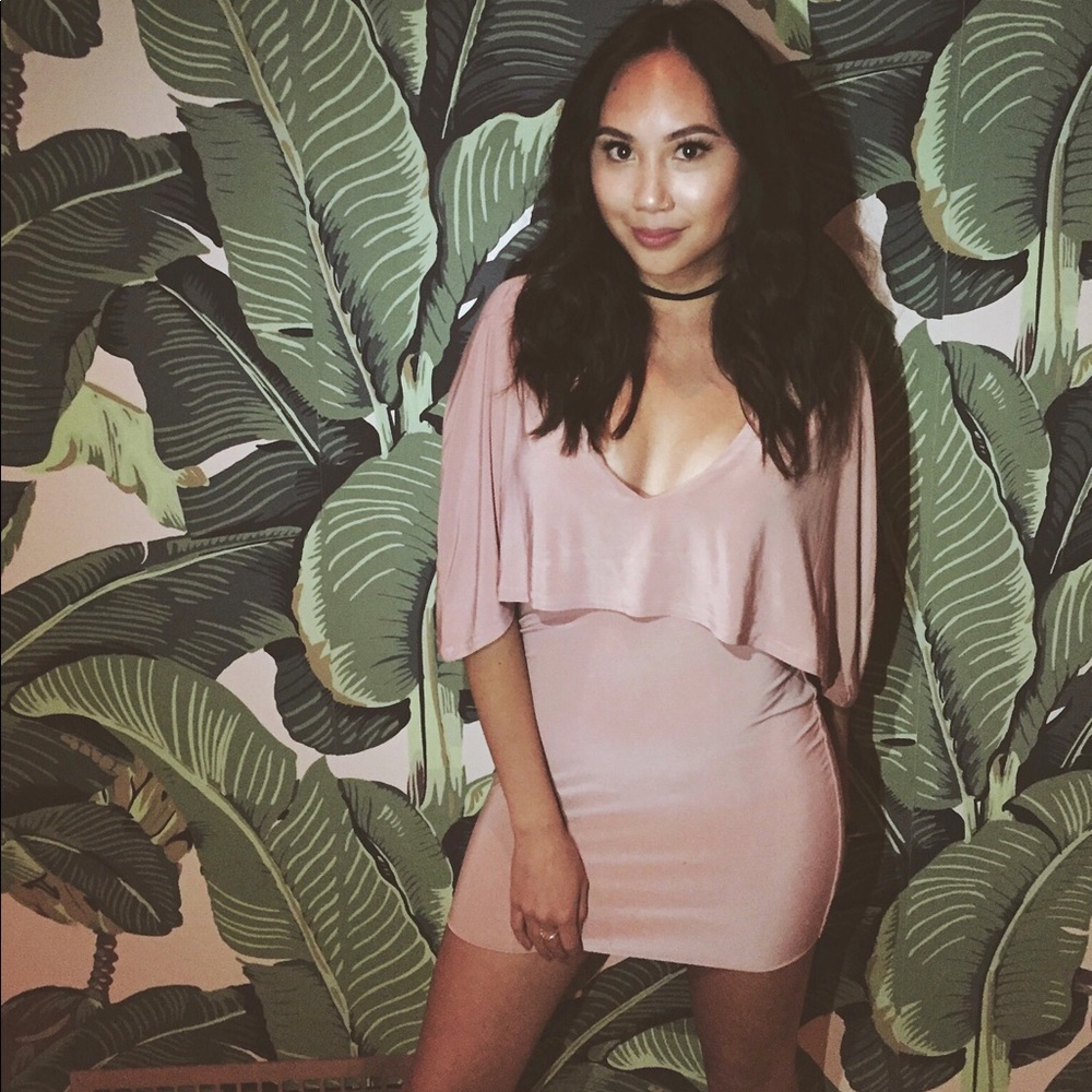 Missguided Mini Dress with Cape